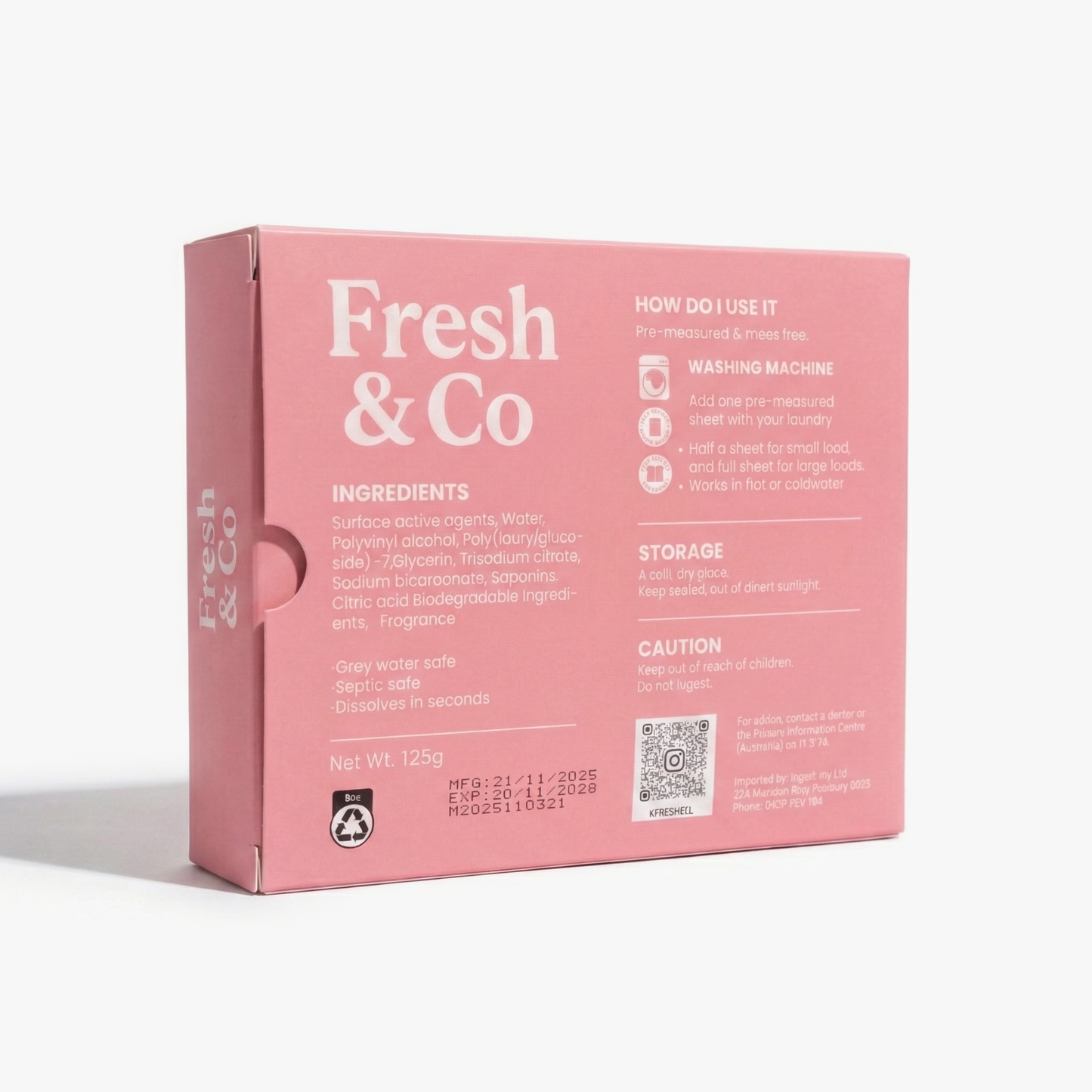 Laundry Detergent Sheets